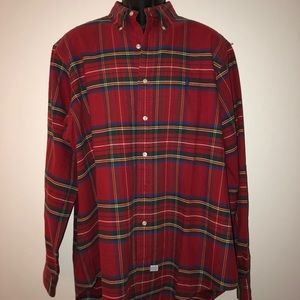 Ralph Lauren Thick Flannel Button Plaid Mens xl